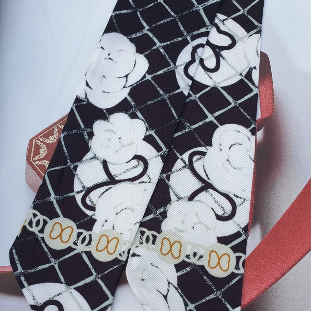 Skinny Scarf Fashion Women Wrap Hand Bag Accessory Hair Tie Luxe Trendy Gift